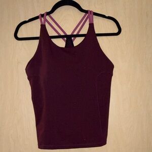 Title nine Burgundy Strappy Tank Top